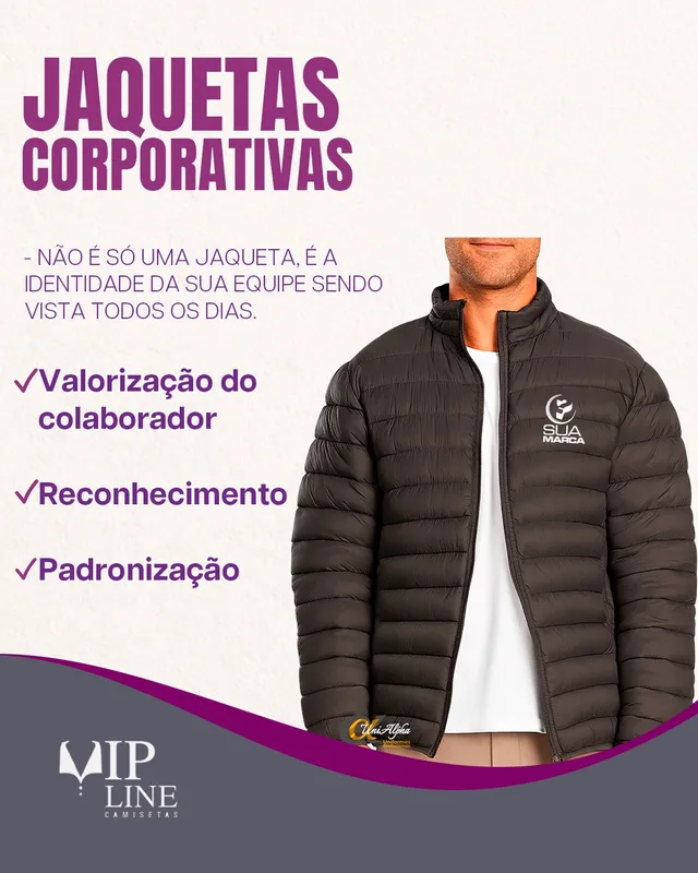 Jaqueta corporativa personalizada